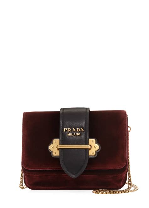 prada cahier belt bag red